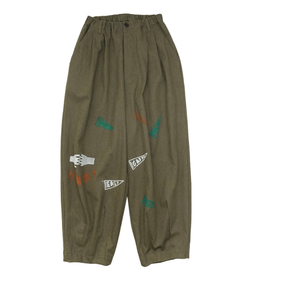 Darenimo Hand Printed Balloon Pants