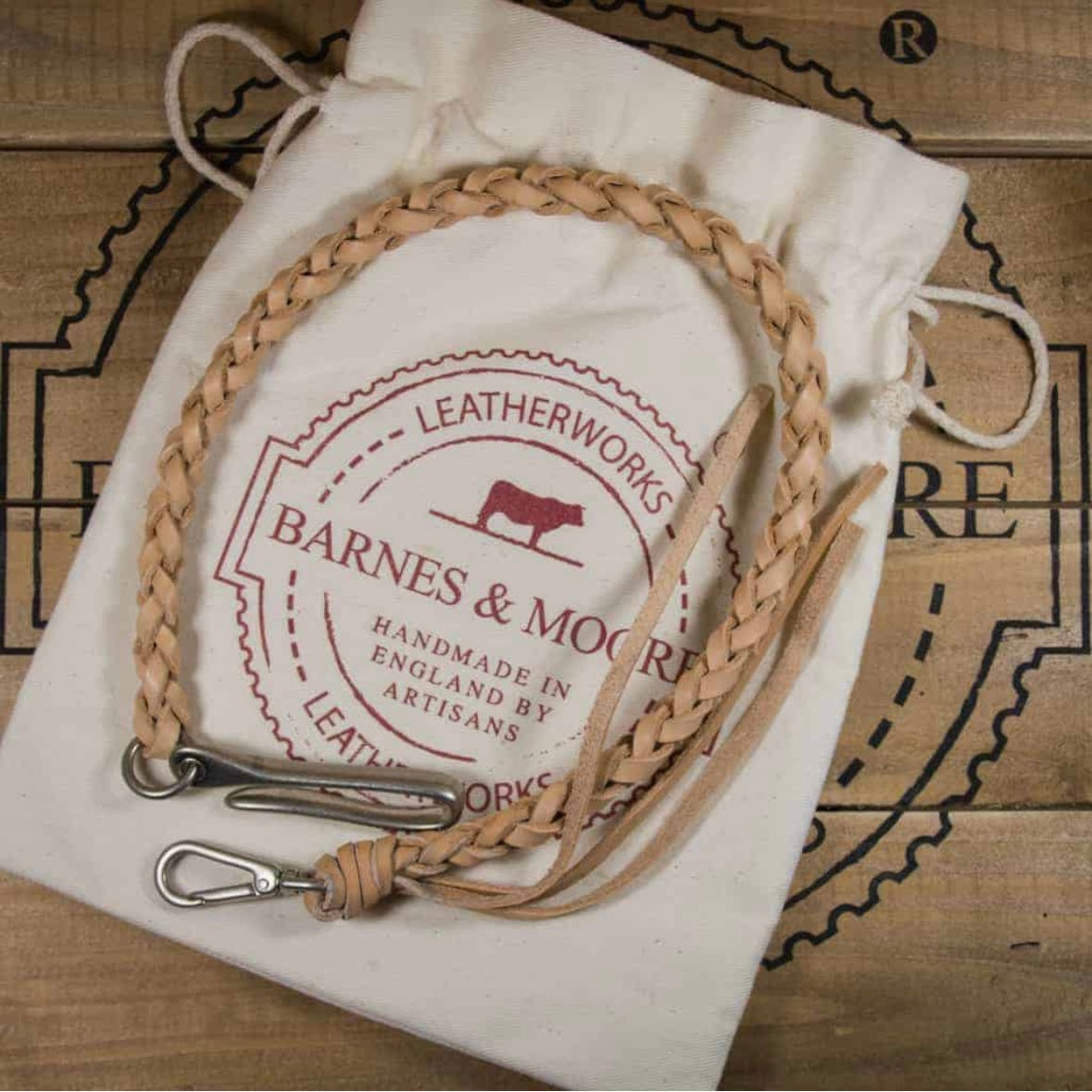 Barnes and Moore Hand Braided Wallet Tether