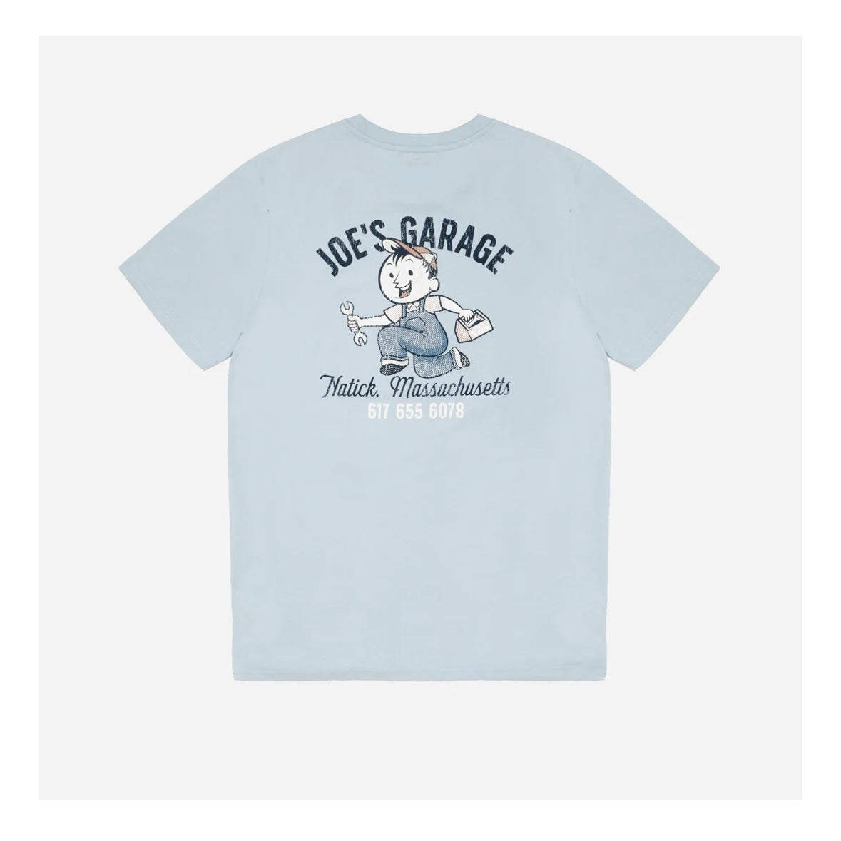 Dubbleware Joes Garage T-Shirt Sky Blue