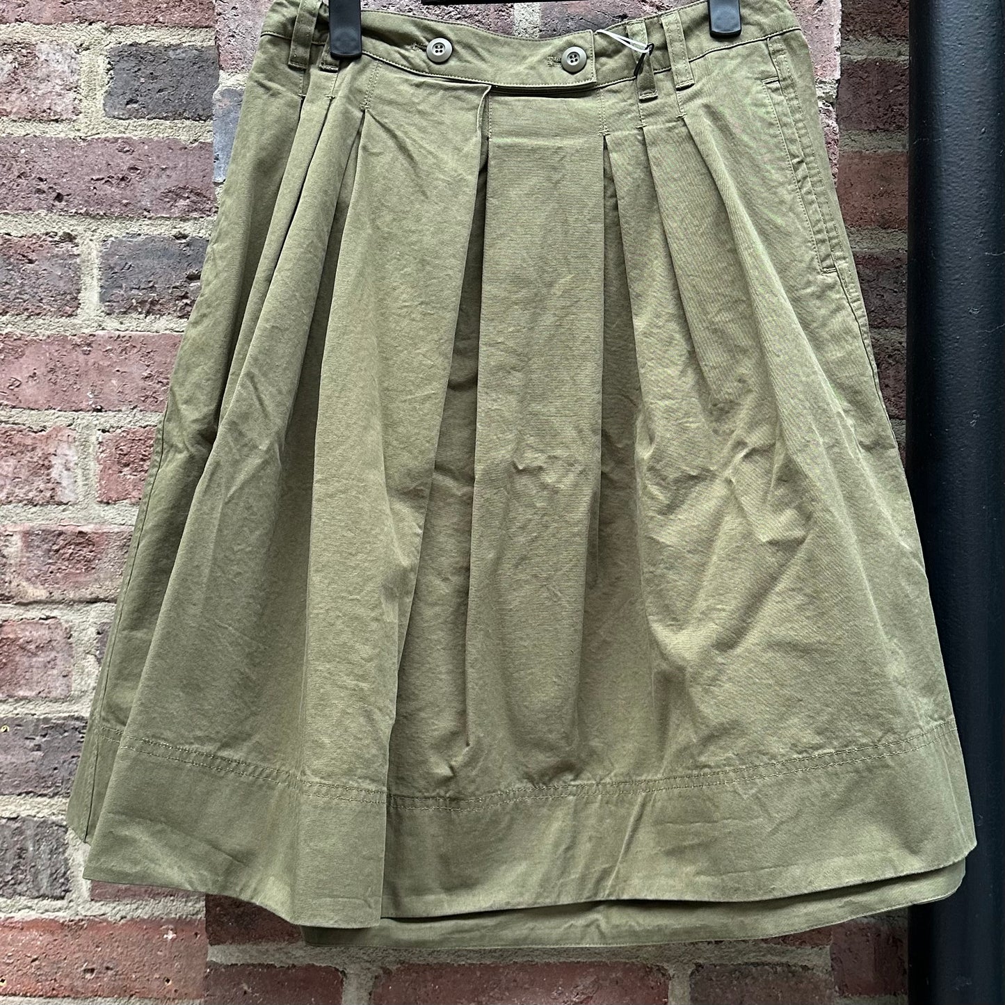 Uniform Bridge Military Inspired Cotton Flare Skirt