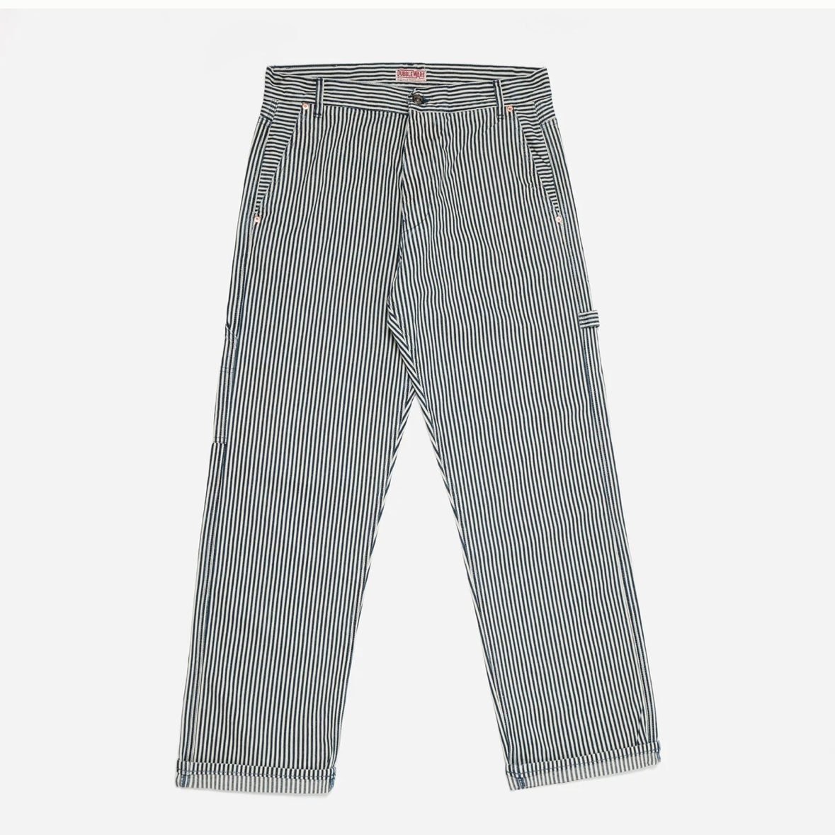 Dubbleware Relaxed Carpenter pant Made in Italy - Washed Hickory