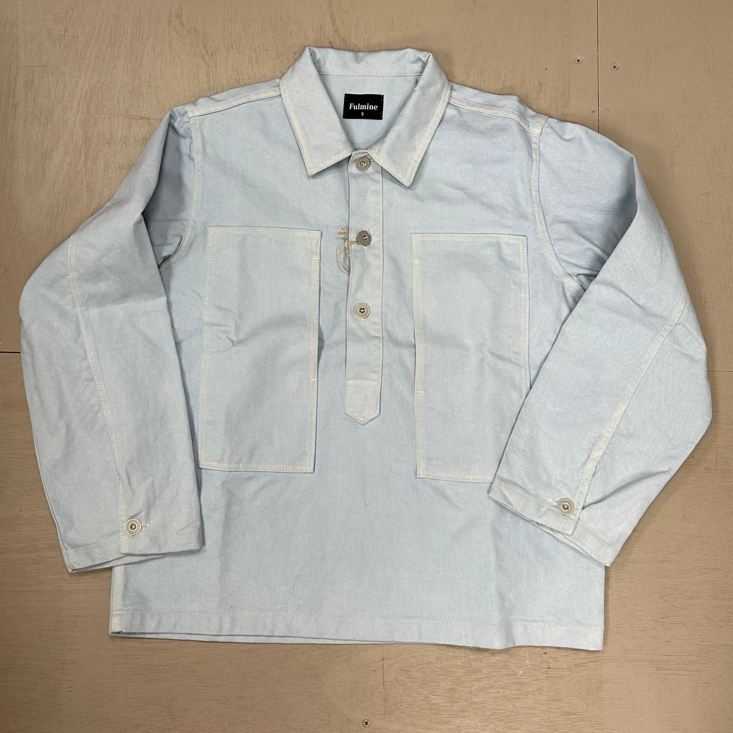 Fulmine US Army Hand Dyed Denim Popover