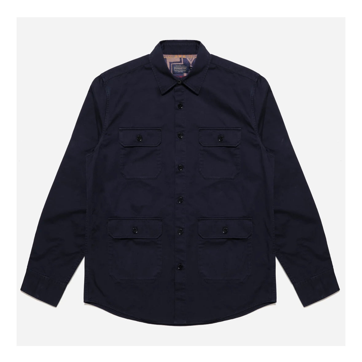 Pendleton Patchwork Explorers shirt (Harding capsule) Navy/Harding