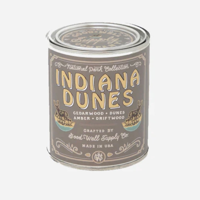 Good & Well Supply CO 8oz National Park Candle - Indiana Dunes