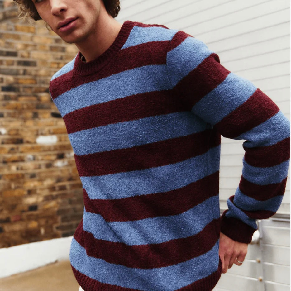 The Jones Stripe Boucle Knit