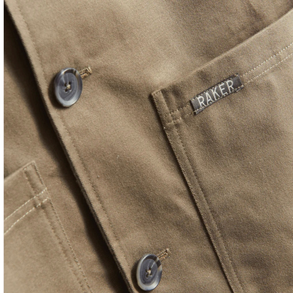 RAKER Aldous-Sanded Twill Jacket