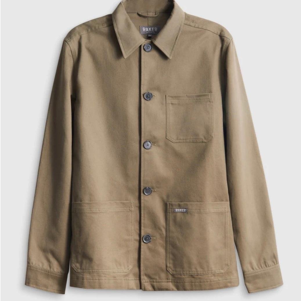 RAKER Aldous-Sanded Twill Jacket