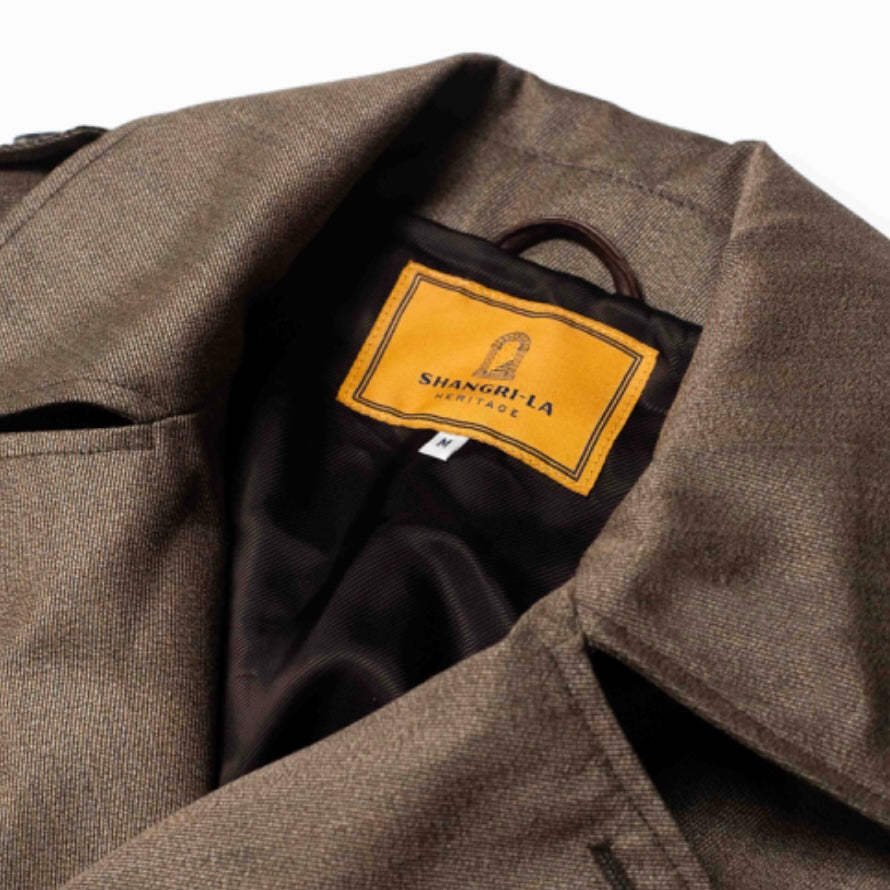 Shangri-La Heritage Stelvio Covert wool Dispatch Rider Coat