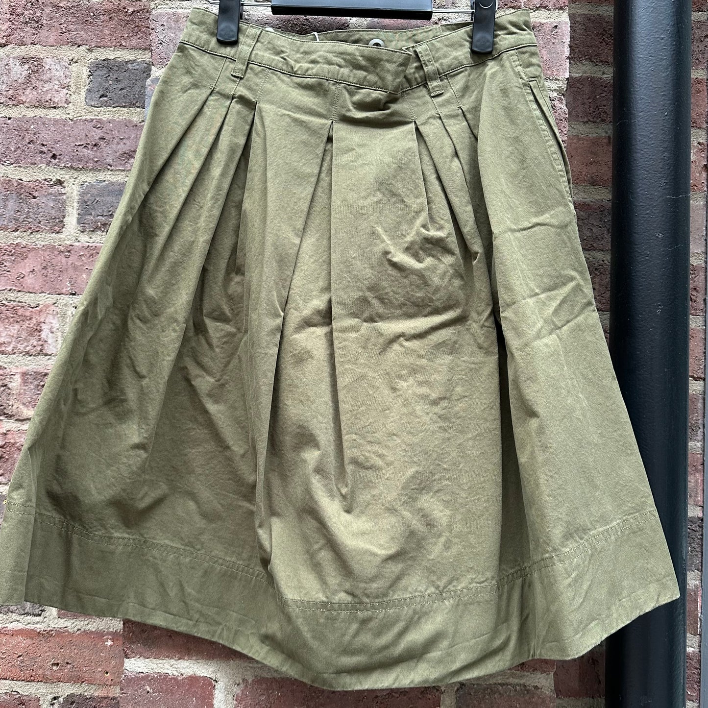 Uniform Bridge Military Inspired Cotton Flare Skirt