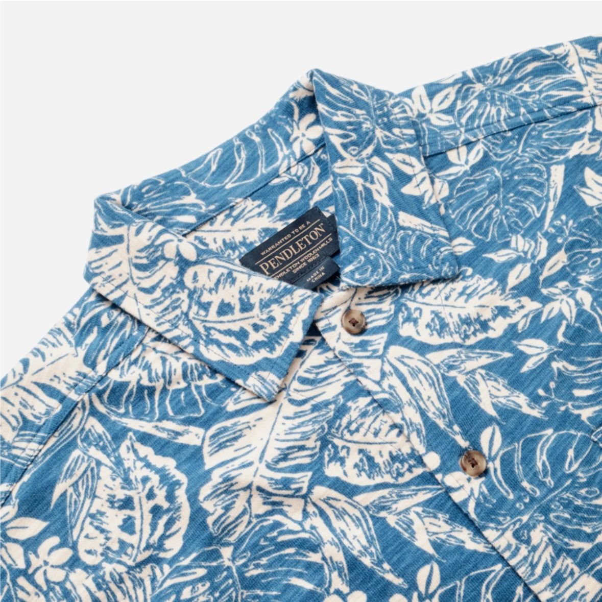 Pendleton Wayside Knit Shirt - Seashore Blue