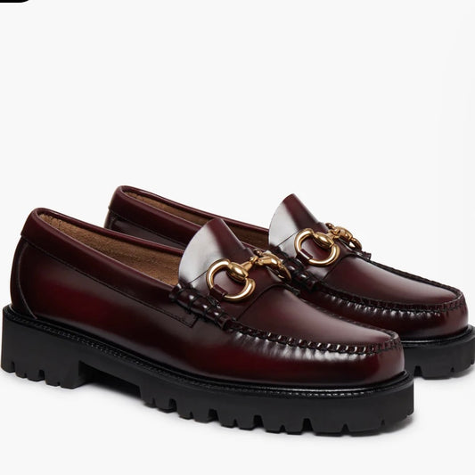 G H Bass Weejun Superlug Lincoln Super Bit Loafer