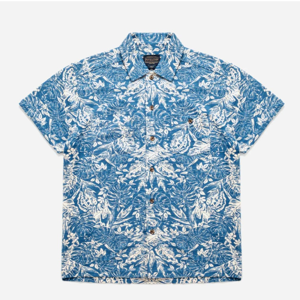 Pendleton Wayside Knit Shirt - Seashore Blue