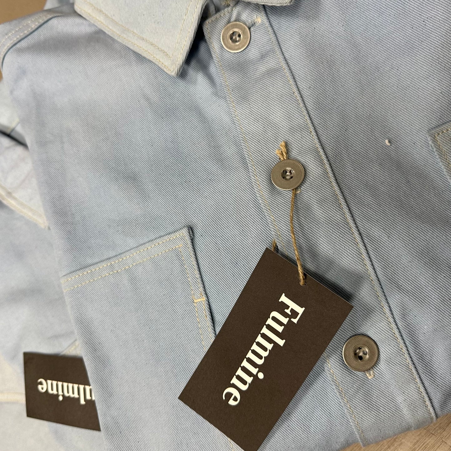 Fulmine US Army Hand Dyed Denim Popover