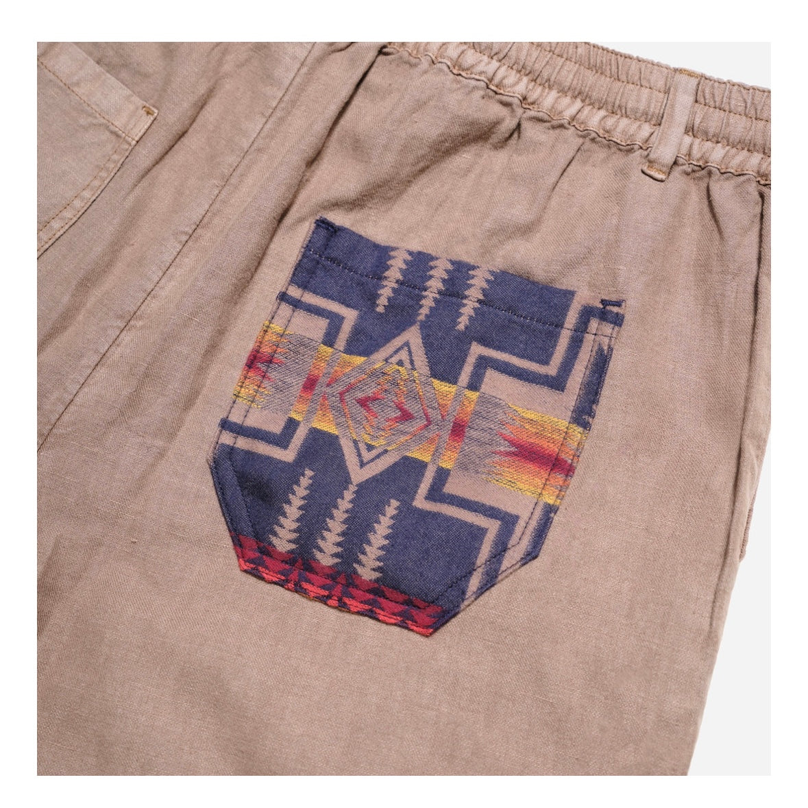 Pendleton Utility Patchwork Shorts (Harding Capsule) Khaki/Harding