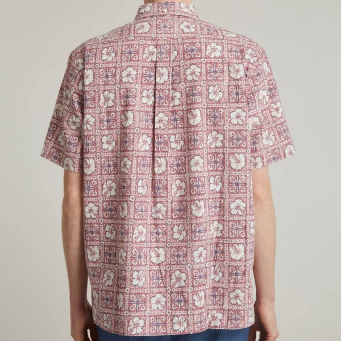 Reyn Spooner Pua Patchwork Pullover Shirt - Faded Ginger