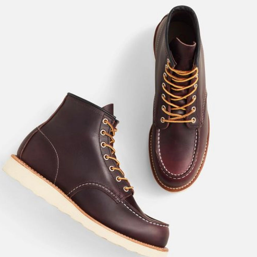 Red Wing 8847 Black Cherry Moc Toe Excalibur Leather