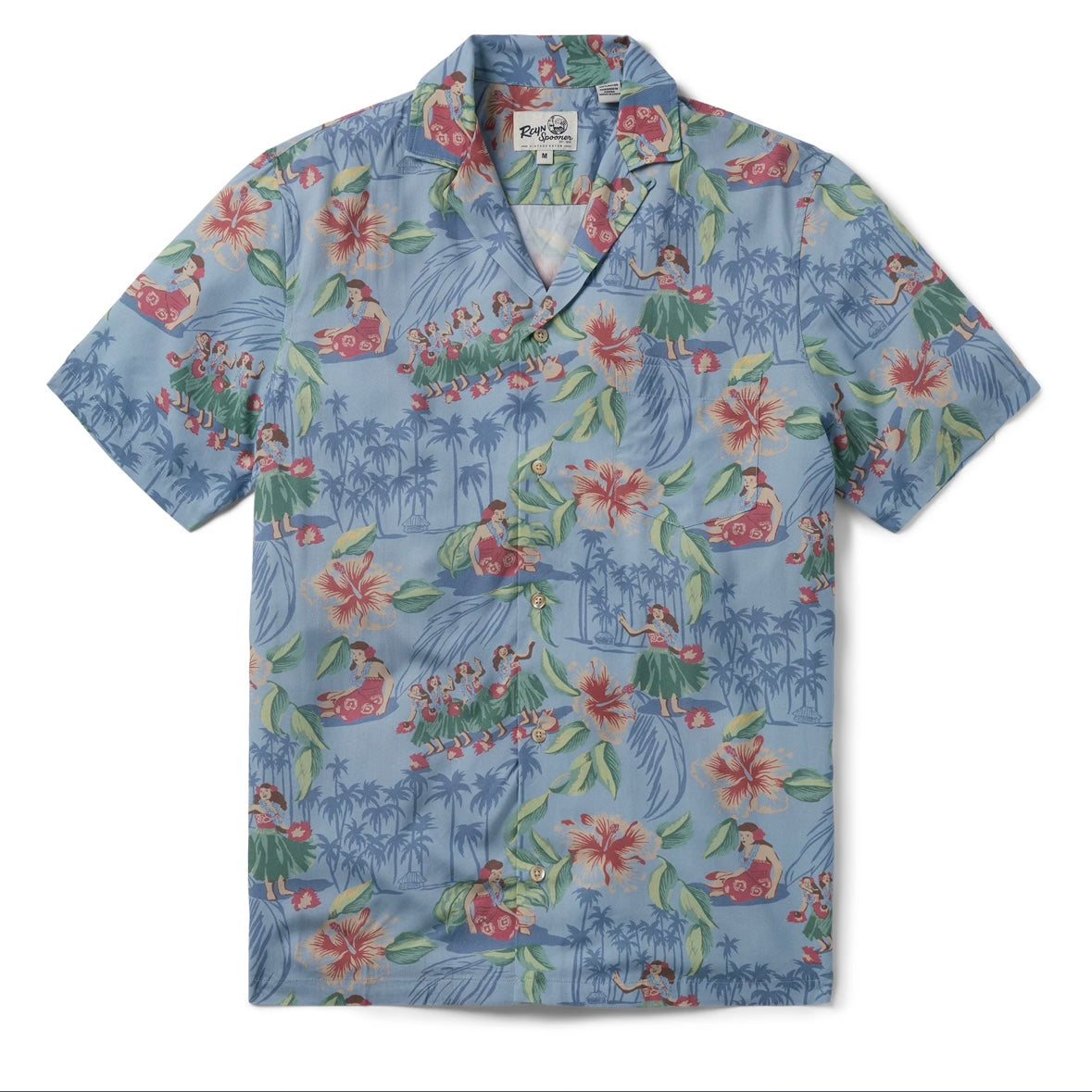 Reyn Spooner Hula Show Pareo Camp Shirt