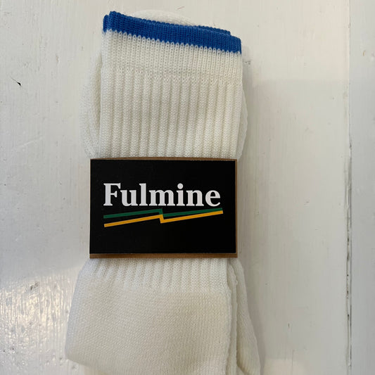 Fulmine Socks - Walking White and Blue