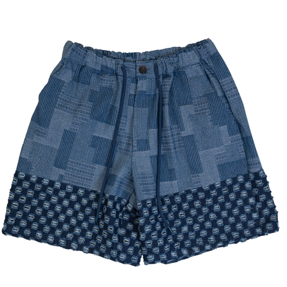 Darenimo Denim Jacquard Shorts