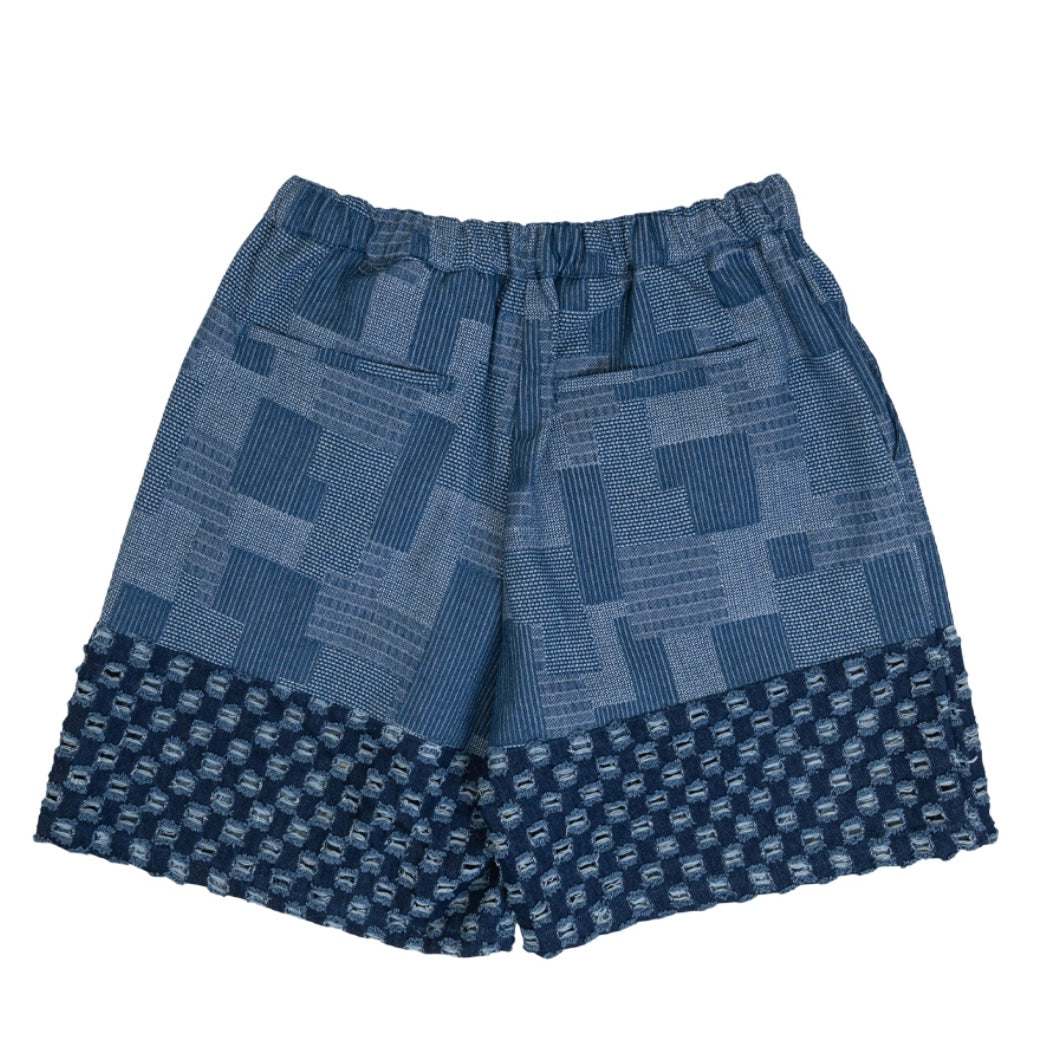 Darenimo Denim Jacquard Shorts