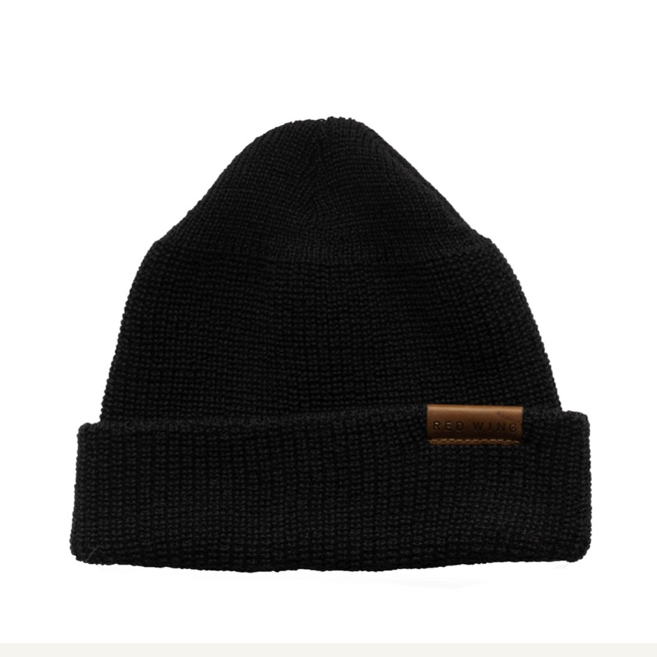 Red Wing Merino Wool Beanie Hat