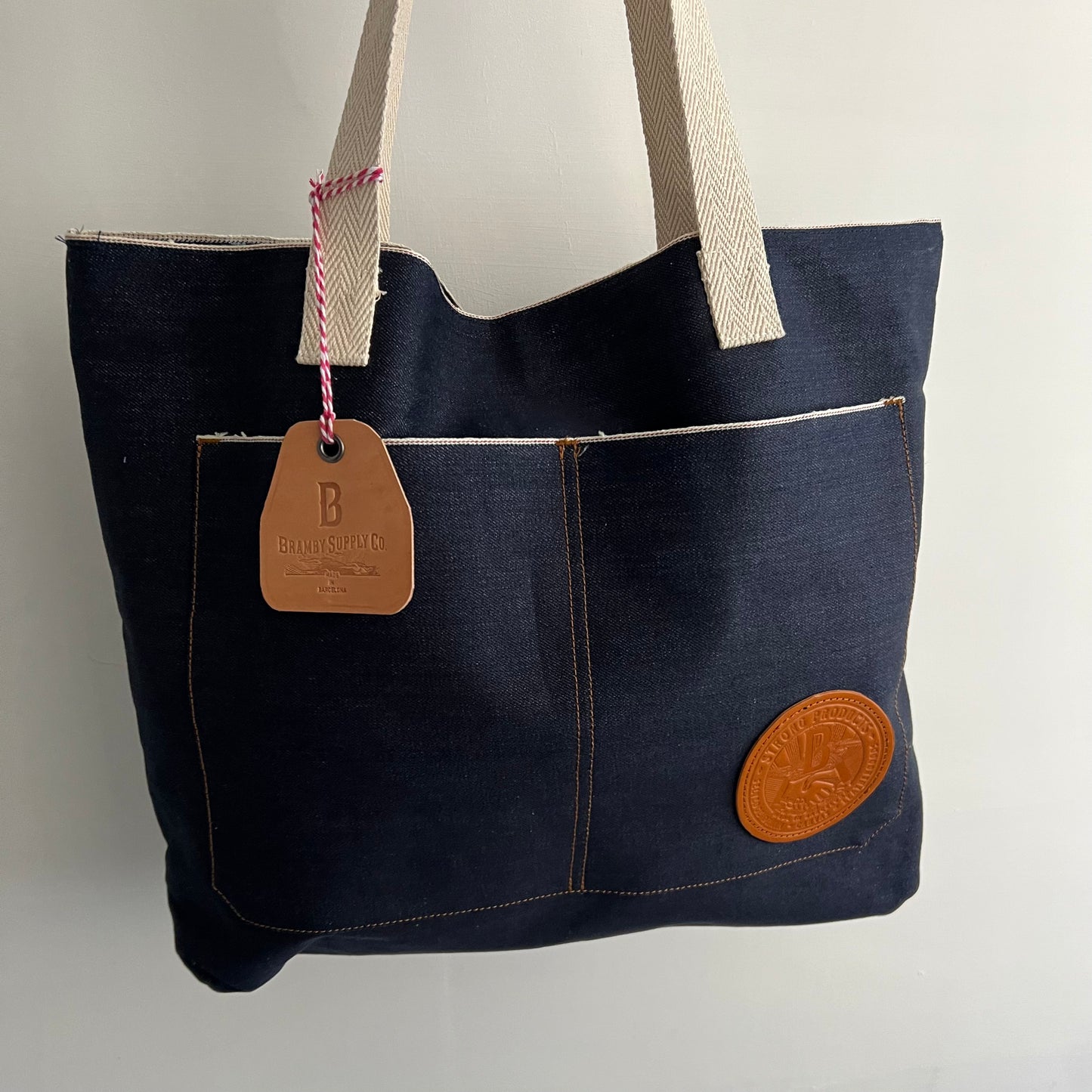 Bramby Supply Co Selvedge Denim Lined Bag